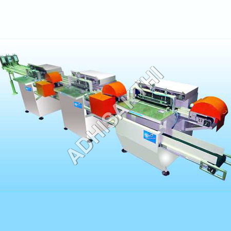 Triple lane fully automatic pneumatic machine