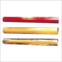 Curtain Pipe - Metal, Customizable Length, Varied Diameter, Polished Red Finish | Durable, Corrosion Resistant, High Strength, Eye-Catching Design