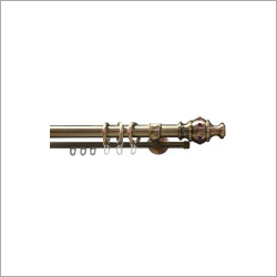 Designer Curtain Pipes - Metal, 1.5 Inches Diameter, Gold Finish | Elegant Design, Easy Installation, High Strength, Cost-effective