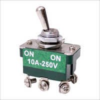 Toggle Switches 10amp - Stainless Steel, Green | Compact Design, Corrosion Resistant, High Voltage, Easy Installation, Long Lifespan, Reliable Performance  