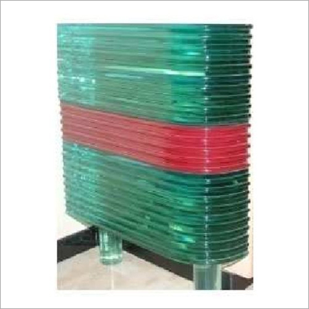 Flat Polish Stacked Glass