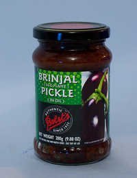Spicy Brinjal Pickle - 280 Grams, Long Shelf Life, Pungent Taste, Safe Packaging, Premium Quality