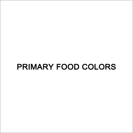 Primary Food Colours