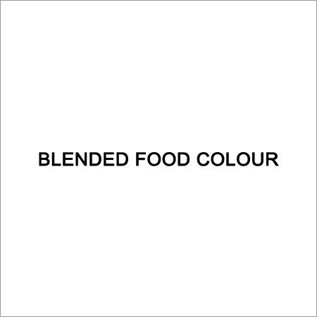 Blended Food Colors