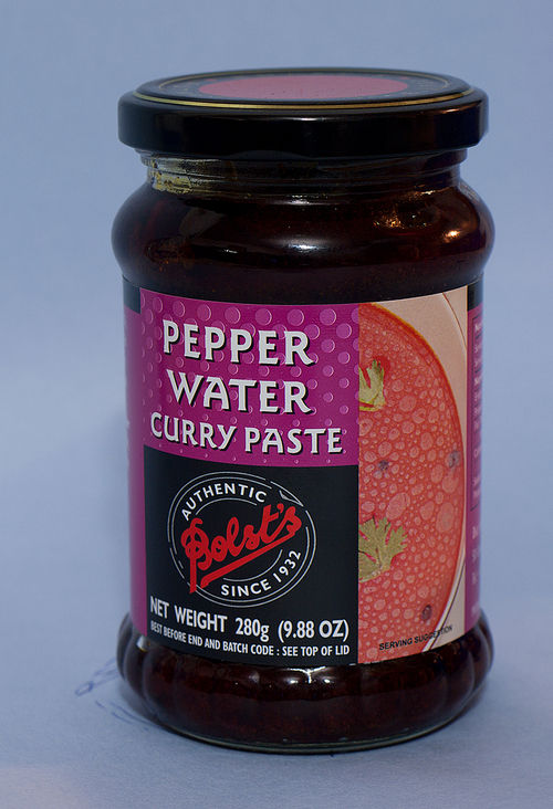 Dark Brown Pepper Water Curry Paste