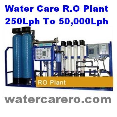 Water Care Water Purifier Reverse Osmosis System 250-50000 Lph - Stainless Steel, 220V, Industrial Use