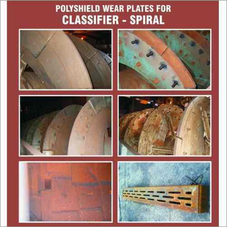 Spiral Polyshield Wear Plates For Classifier