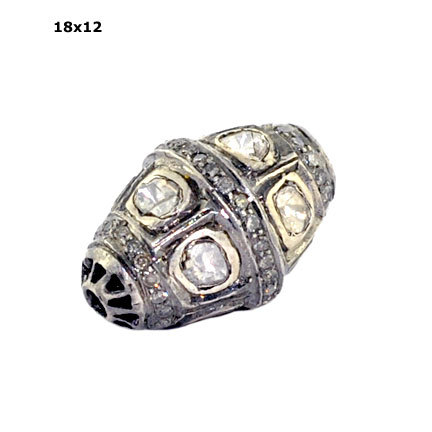 18 X 12mm Rosecut Bead