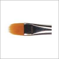 Filbert Rake Brush - Synthetic Bristles 25mm, Wood Handle 100mm | Precise Strokes, Smooth Application, Durable, Versatile Use