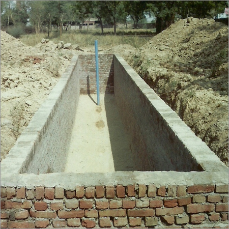 Recharge Trench with Single Borewell