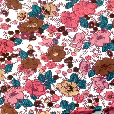 Floral Printed Poplin Fabric