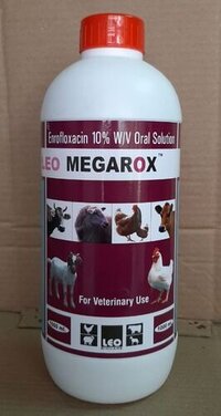 Enrofloxacin Oral Solution - 10% Liquid Antibiotic for Veterinary Use | Treats Infections in Poultry, Cattle, Swine & Companion Animals