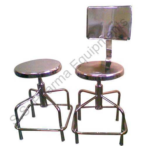 SS Revolving Stools