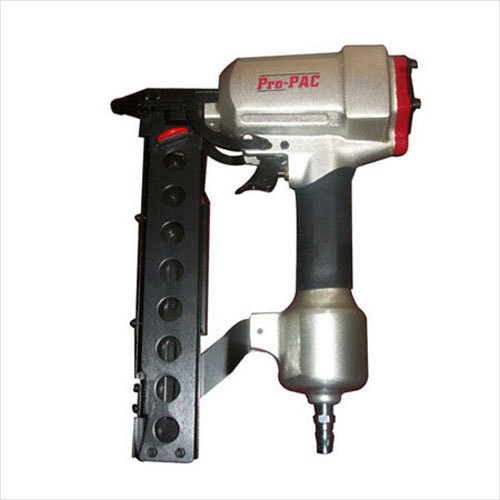 Air Stapler 440 K - Heavy Duty 90Â° Series Top Loading Safety System Nail Display Spring Mounted