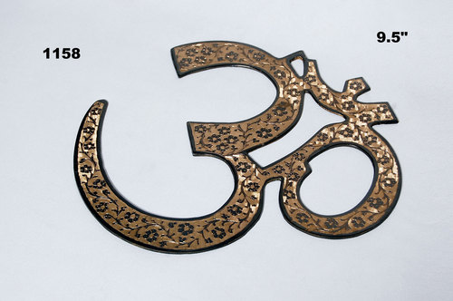 Om Brass Wall Hanging