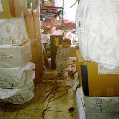 Cartons Stocked In The Warehouse