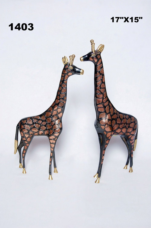 Brass Deer Pair