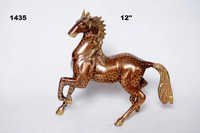 Brass Horse Statue