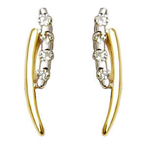 Designer Gold Earrings Online Gender: Women'S