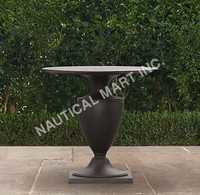 Vintage Klismos Round Side Table