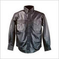 Leather Shirts - Genuine Leather, Sizes S-xxl, Black Color | Classic Look, Comfortable Fit, Durable Leather, Strong Stitching, Stylish Design, Two Chest Pockets