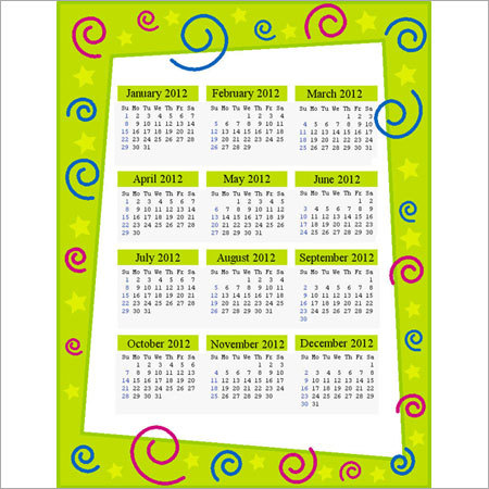Calendar 2012