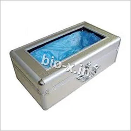 Aluminium Alloy Shoe Cover Dispenser - Color: White