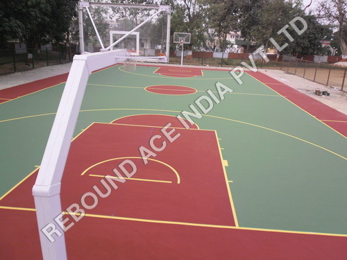 Synthetic Basketball Court