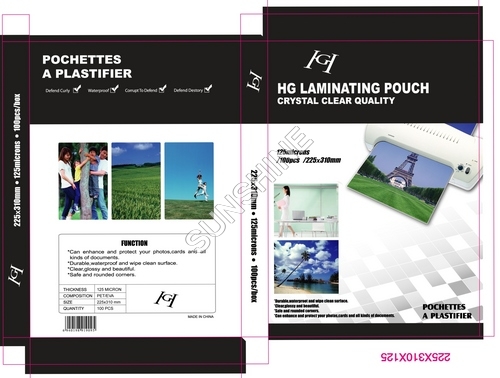 Hg Lamination Pouch