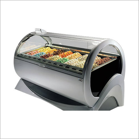 Ice-Cream Parlor - Stainless Steel, 150x70x100 cm, 100 Liters | Temperature Control, Easy Mixing, Flavor Blending, Indoor/Outdoor Use