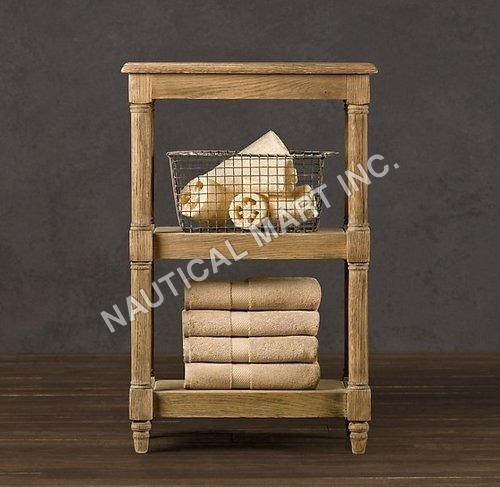 WEATHERED OAK TAGRE SMALL19W x 14D x 30H By Nautical Mart Inc.