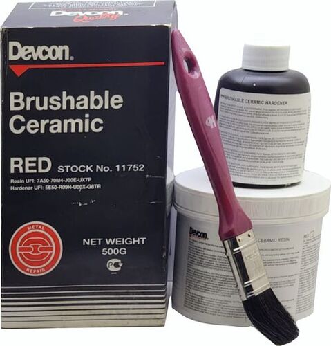 Devcon Brushable Ceramic Red