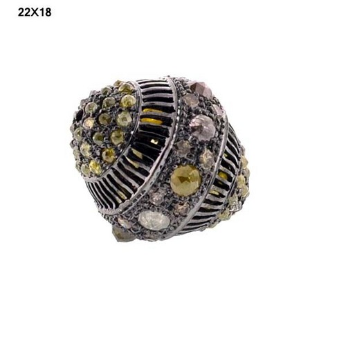 Designer Diamond 925Sterling Silver finding