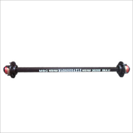 Axle for animal drawn carts