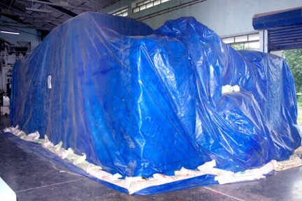 Blue/Yellow Fumigation Cover