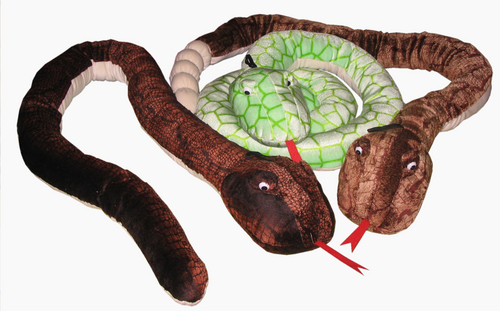 Terrycloth Snake Stuffed Toy