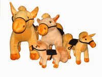 Synthetic Fiber Stuffed Horse