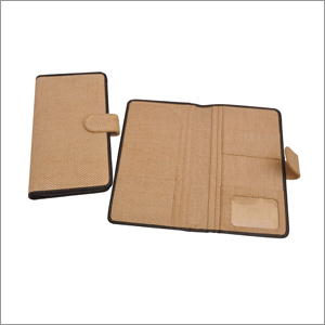 jute bag file folder