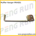 Automotive Muffler Hanger - Iron 238x115mm, Colorful Plating, Durable Design, Corrosion Resistant, Secure Mounting