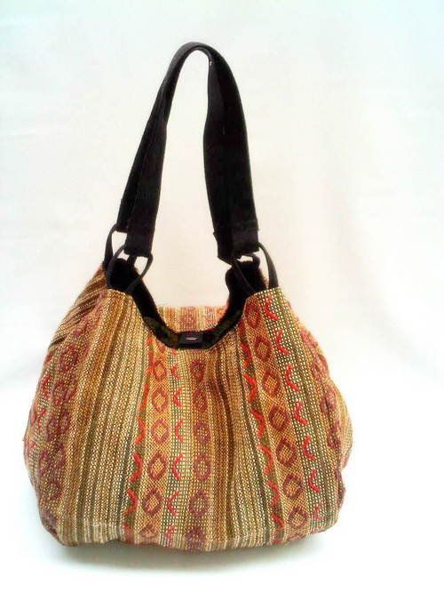 Cotton Handloom Fabric Hand bag