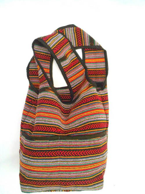 Handloom fabric Shoulder bag