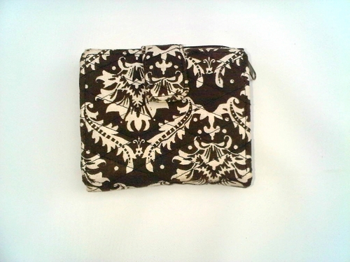 Printed Quilted Cotton Wallet