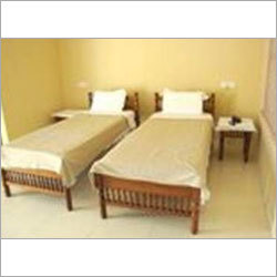 Minimalistic Fir Rooms - Fir Wood, Twin Bed, Ocher | Minimalist Design, Comfortable, Private Health Resort Accommodation