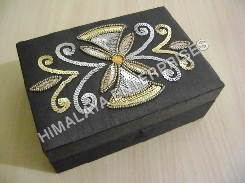 Hand Embroidered Jewellery box