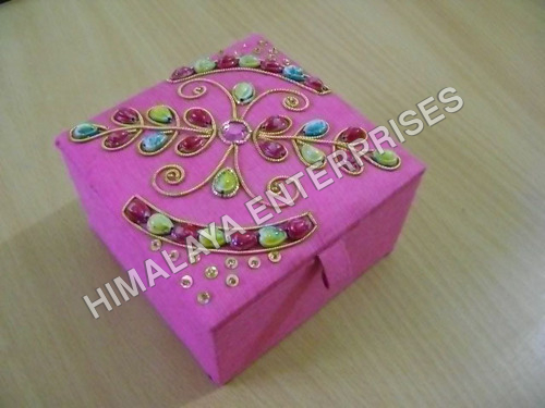 Hand Embroidered Jewellery box