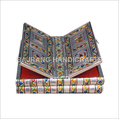 Silver Mina Quran Box