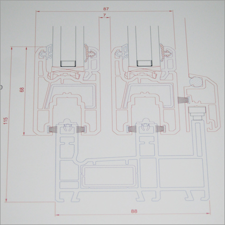 Lotos 88 Sliding - Aluminum 88x88x100mm, Ball Bearing Mechanism | Smooth Sliding, Durable Design, Easy Installation