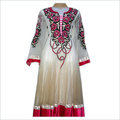 Colored Net Salwar Kameez