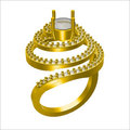 Ladies Designer Diamond Ring