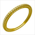 Gold Diamond Bangle